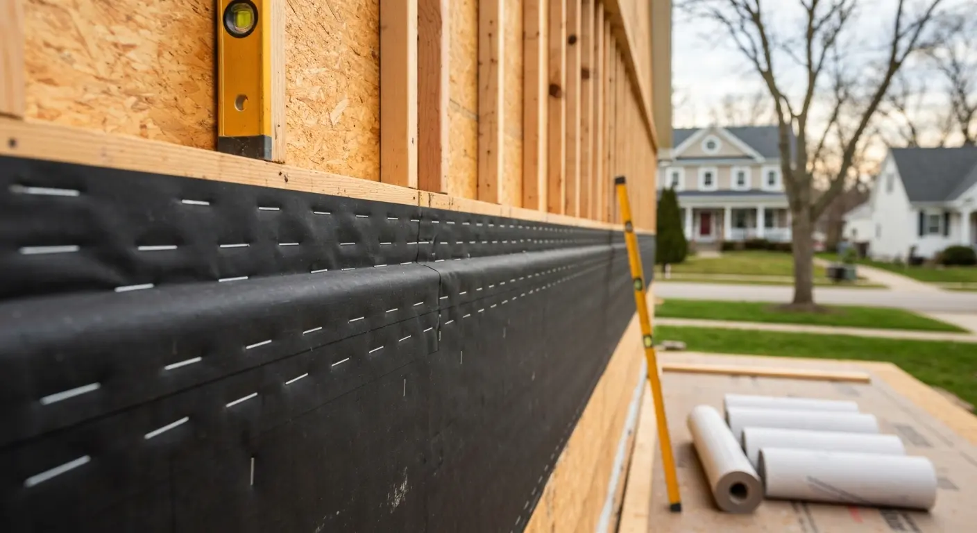 Substrate preparation for siding