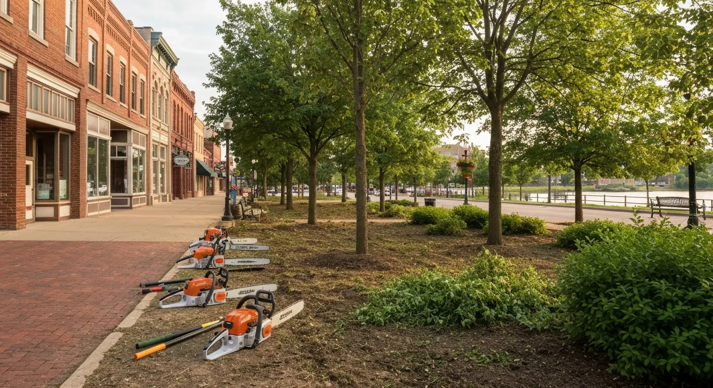 Mosinee downtown vegetation management project