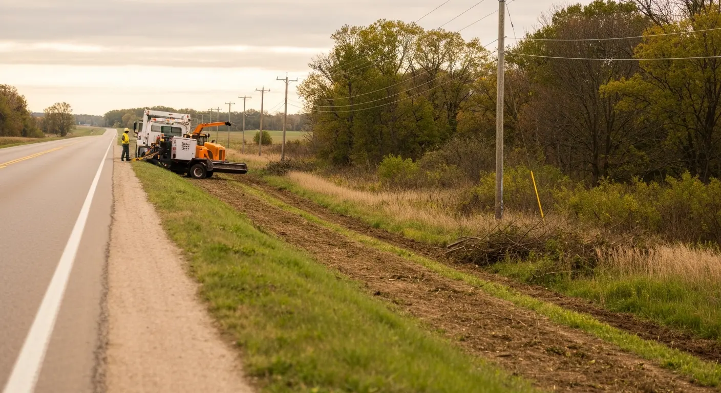 Right of way clearing