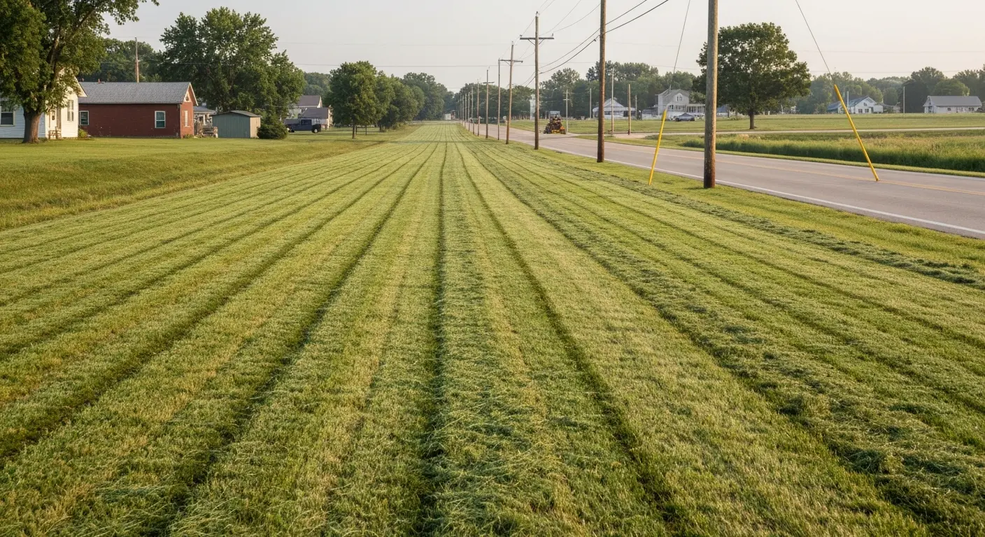 Right of way mowing