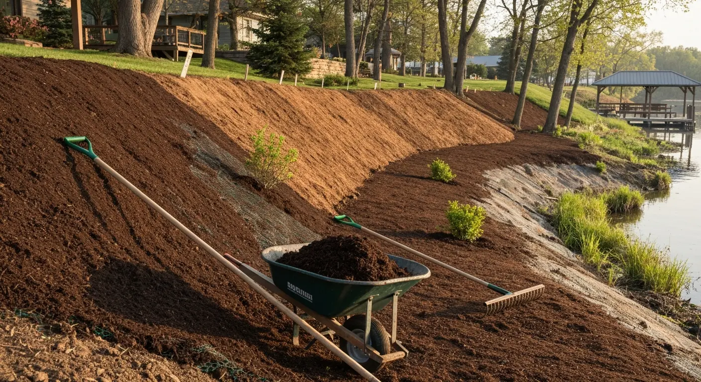 Slope Mulching