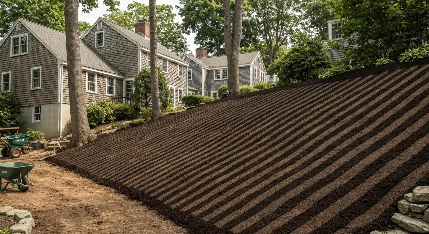 Slope mulching project
