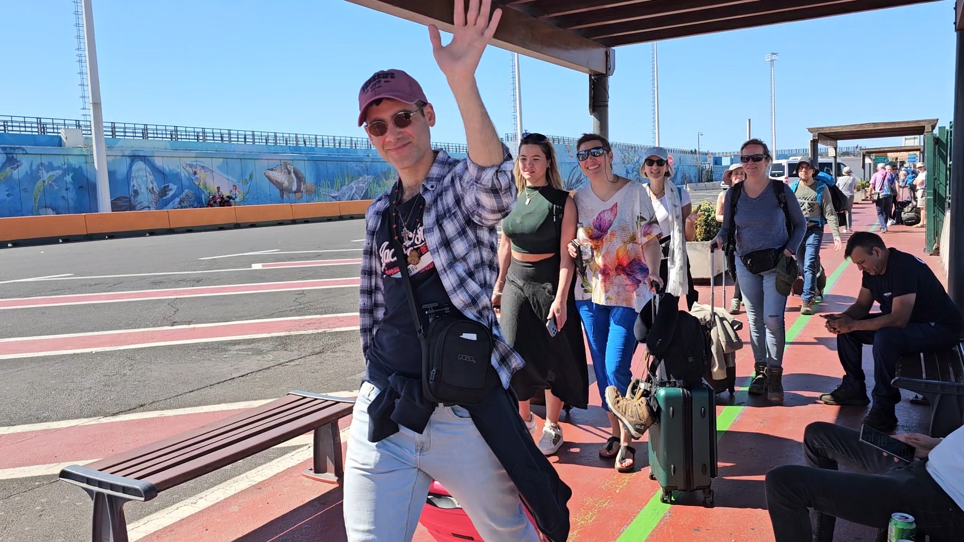 Arrival in La Gomera