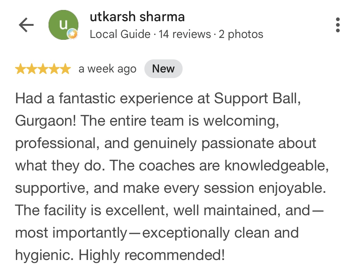 Sportball parent testimonial