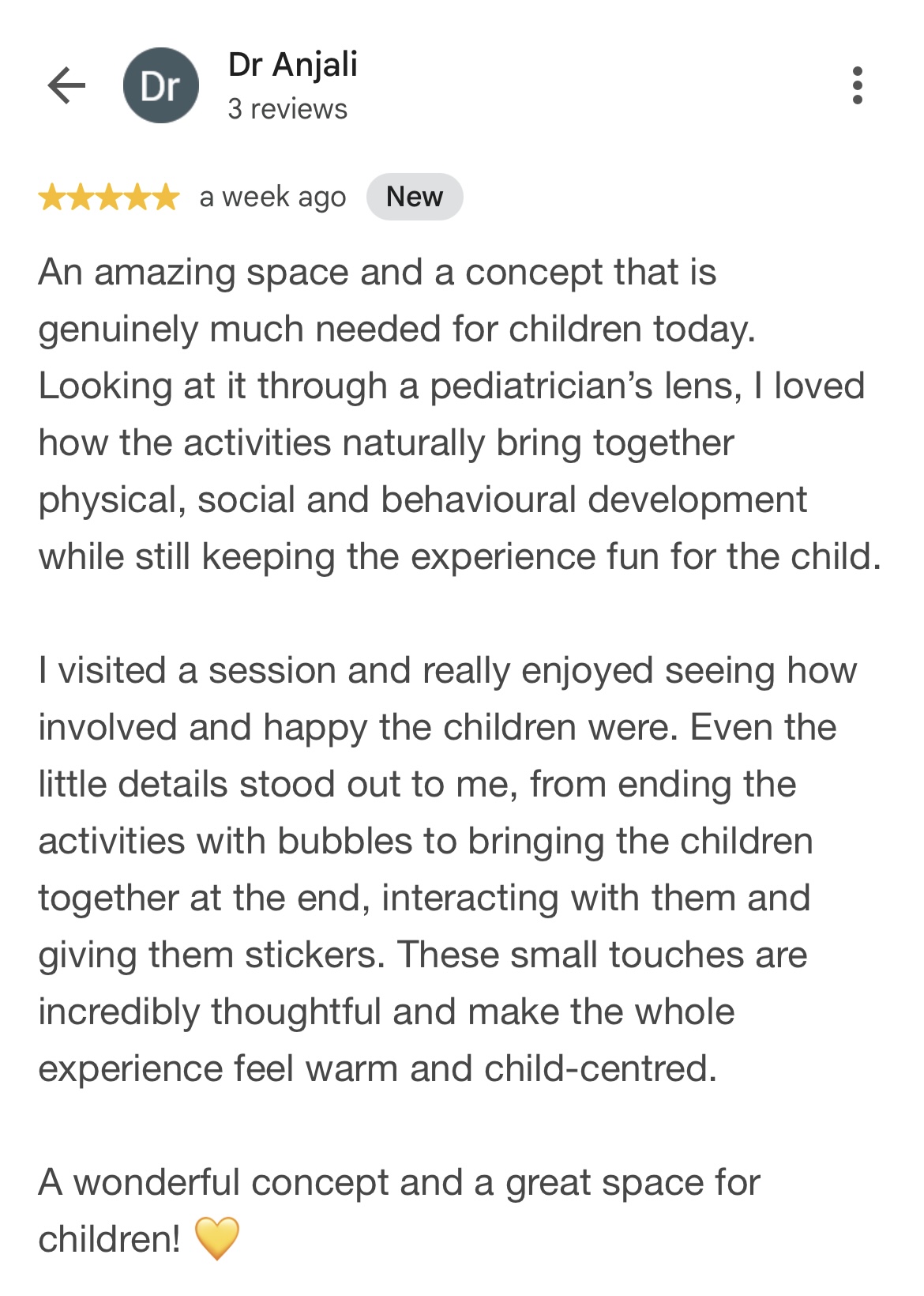 Sportball parent testimonial