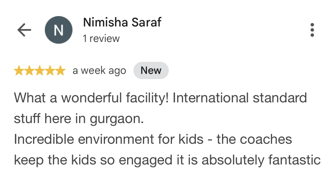 Sportball parent testimonial