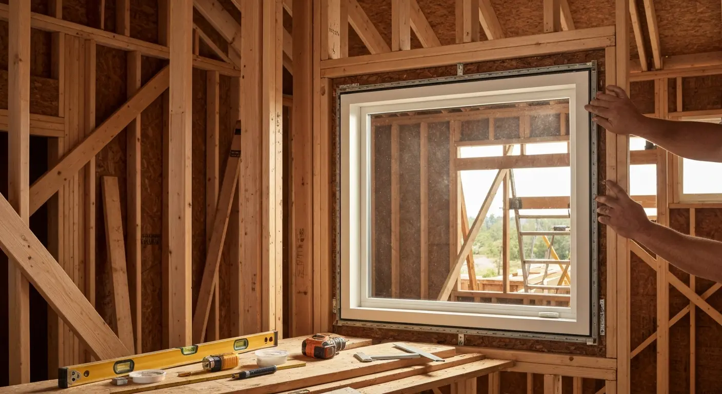 New construction window install