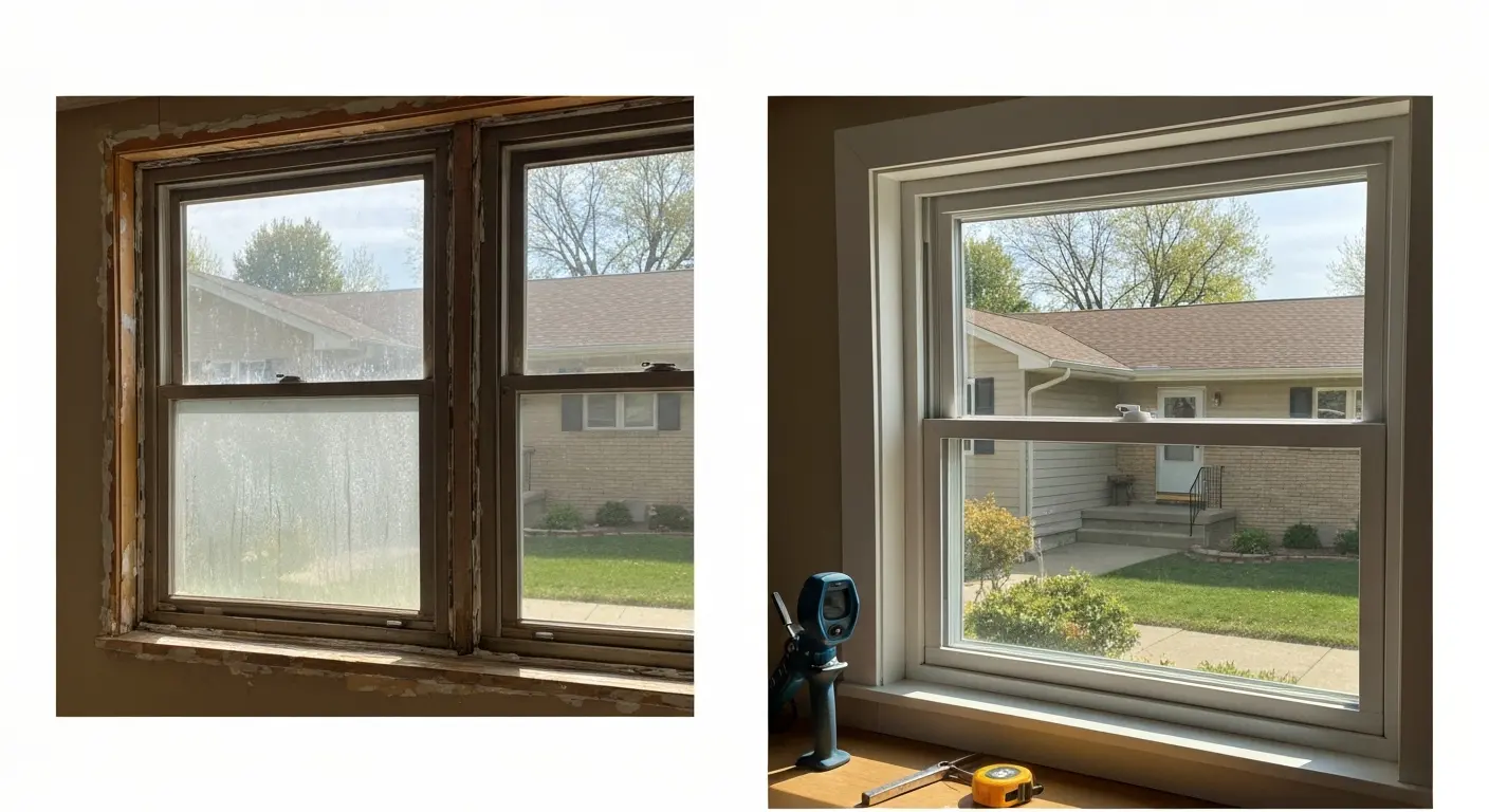 Energy-efficient window replacement project