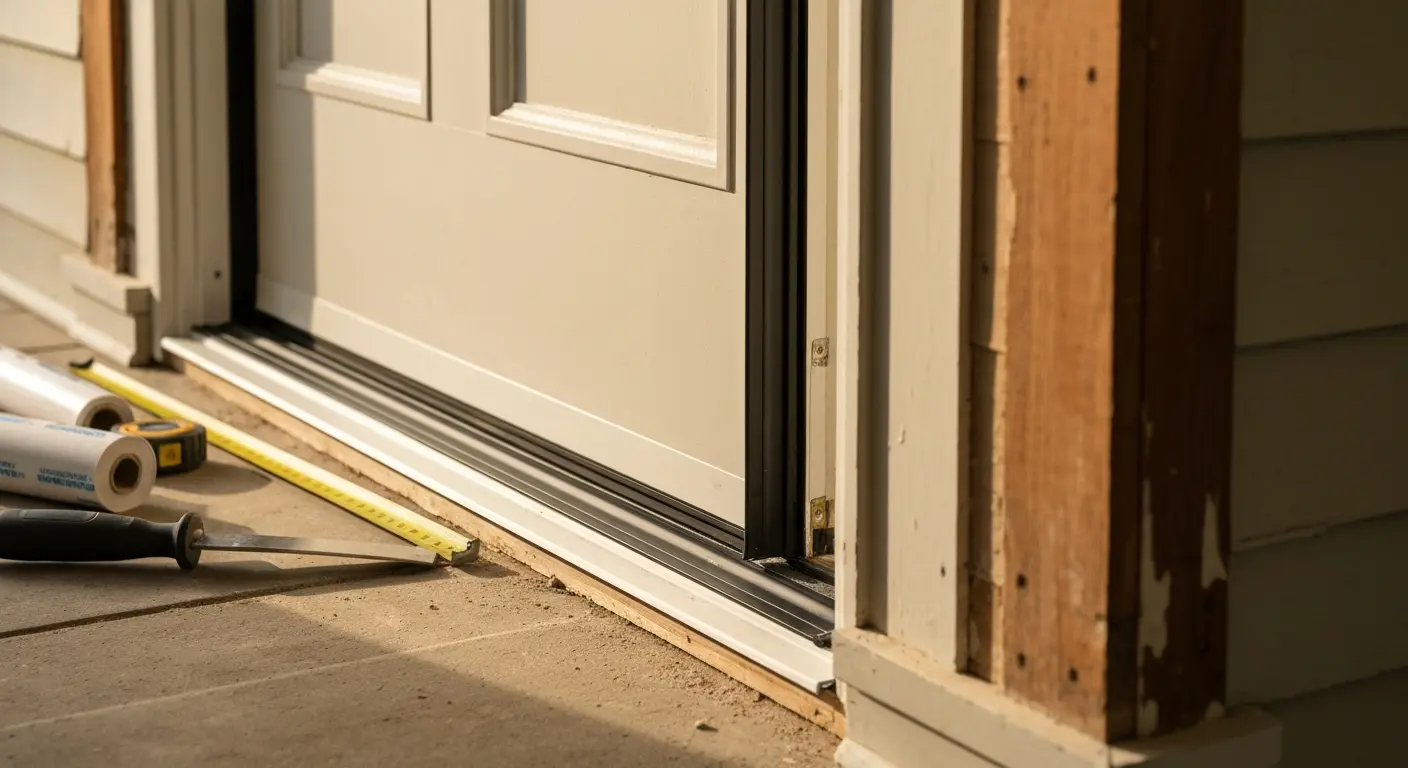 Door weatherstripping and seal repair