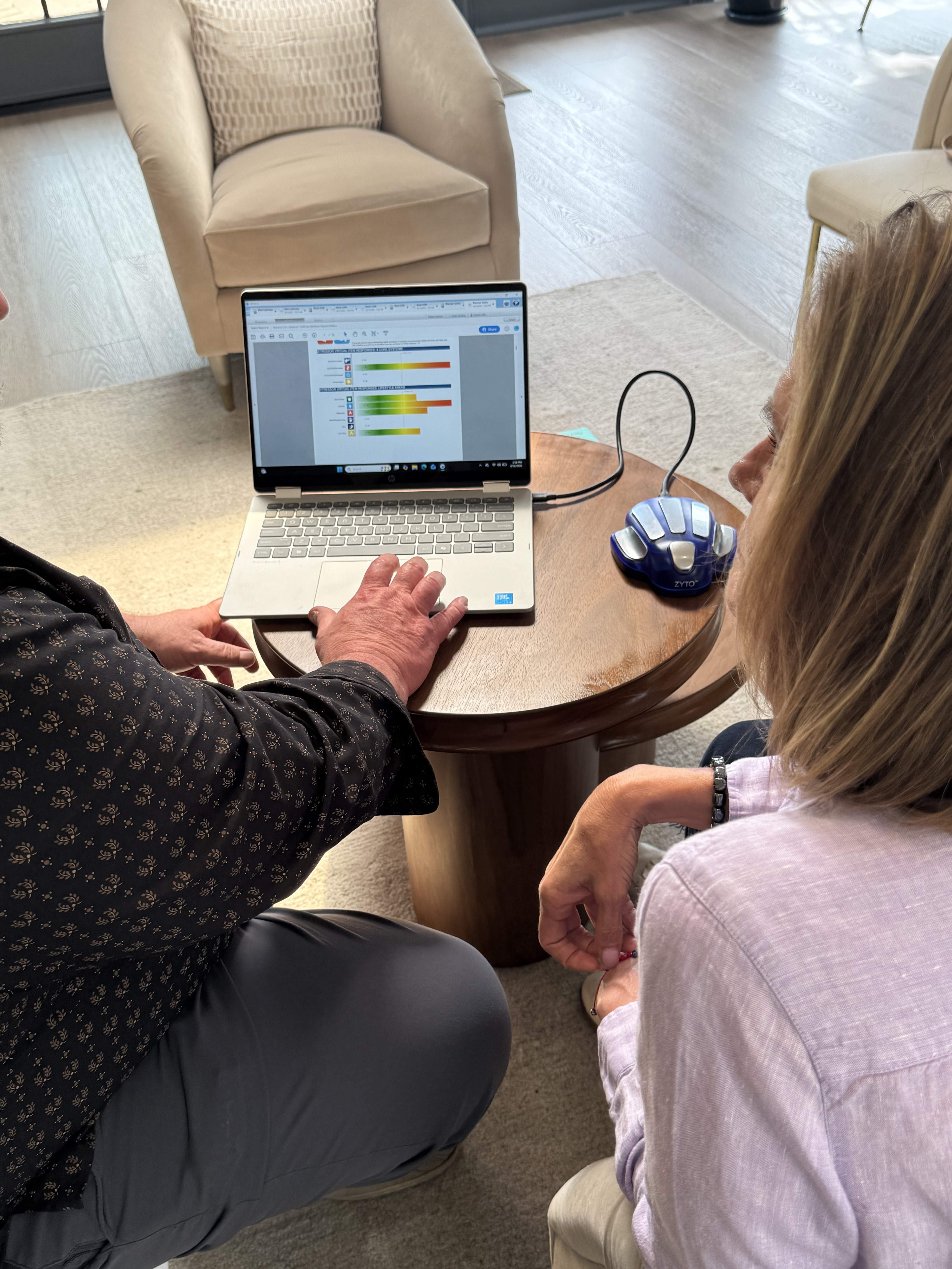 ZYTO Balance Scan at Oxylon Wellness