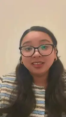 Aakriti sharing her Freedom Room experience