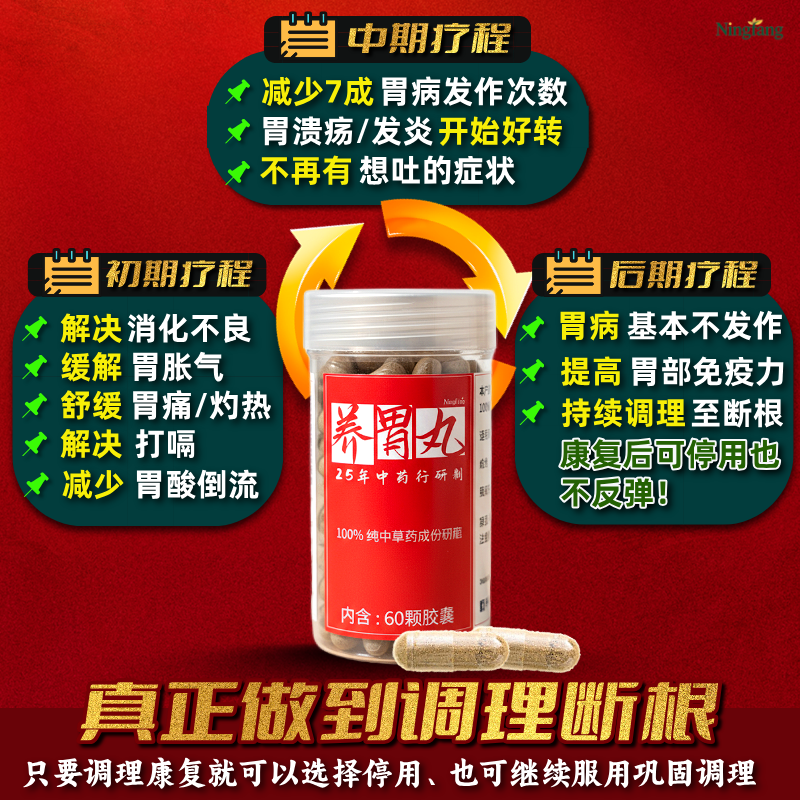 为什么患者服用养胃丸后康复