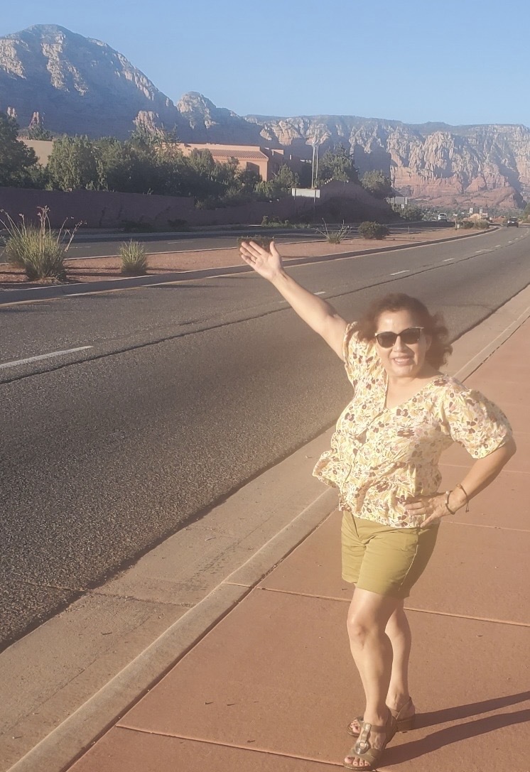Portrait of Ruby Mendez, 41-year registered nurse and wellness advocate