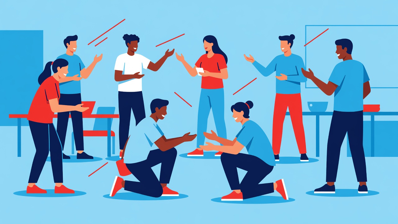 Students standing confidently in a group, looking ahead with purpose — representing internalized growth