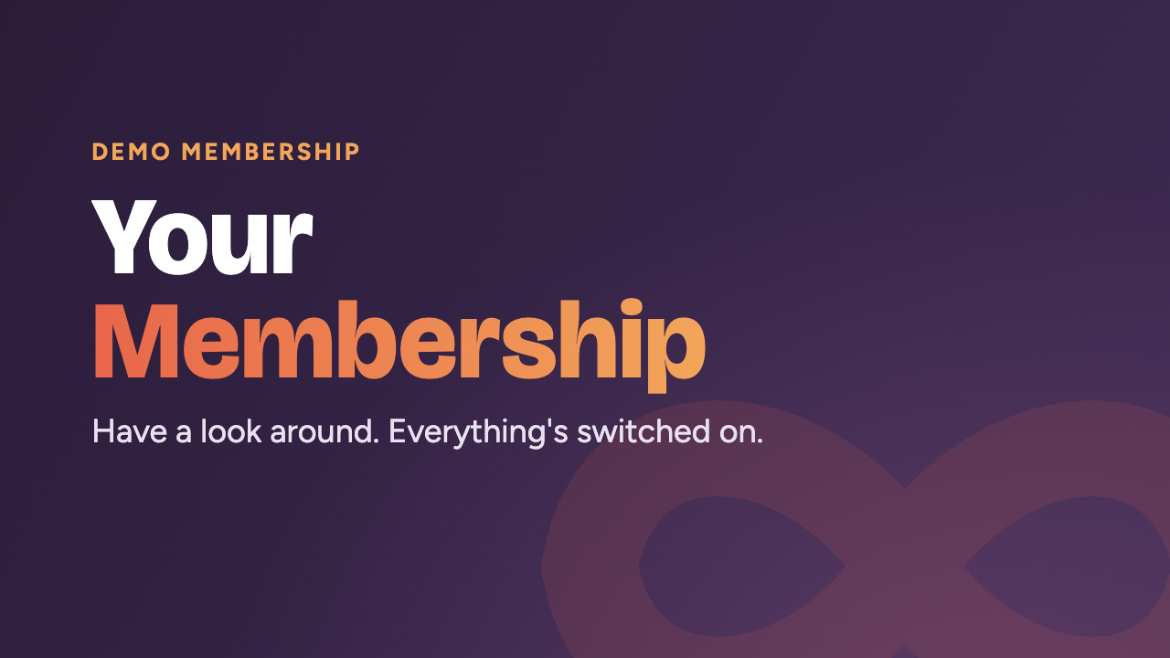 Your Membership course