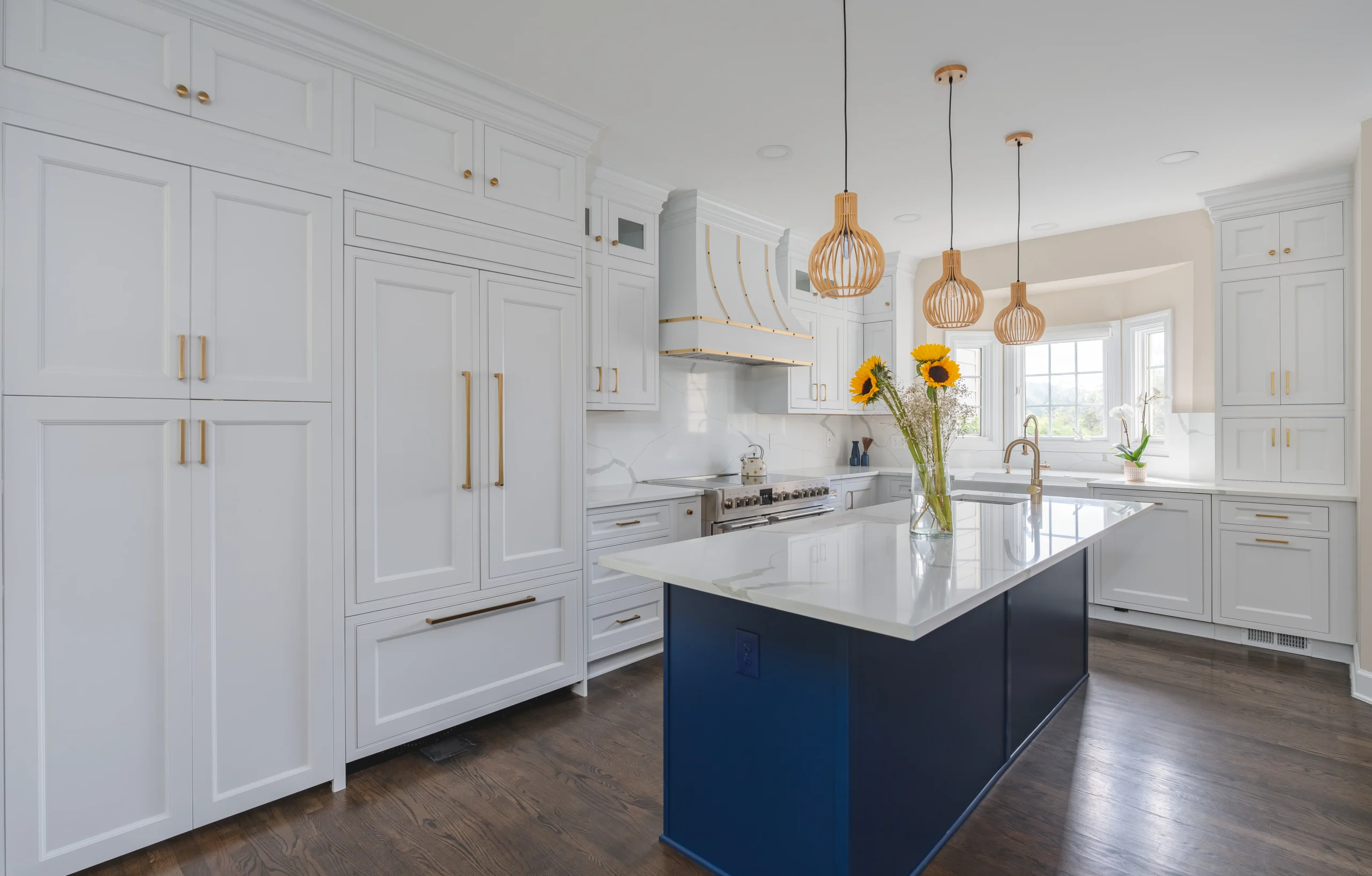 Elegant galley-style RemodelX kitchen remodels