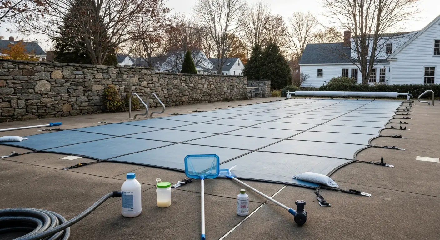 Pool closing service