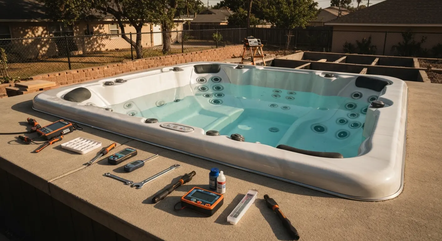 Hot tub repair and equipment service