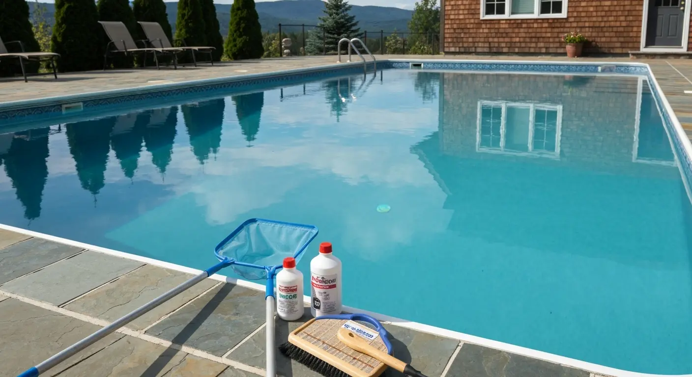 Weekly pool maintenance