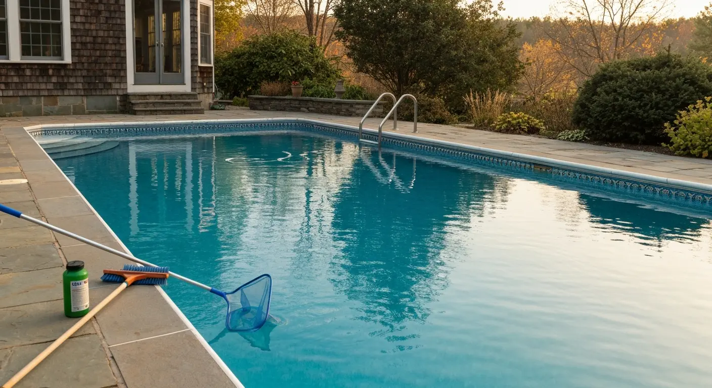 Weekly pool maintenance in Richmond