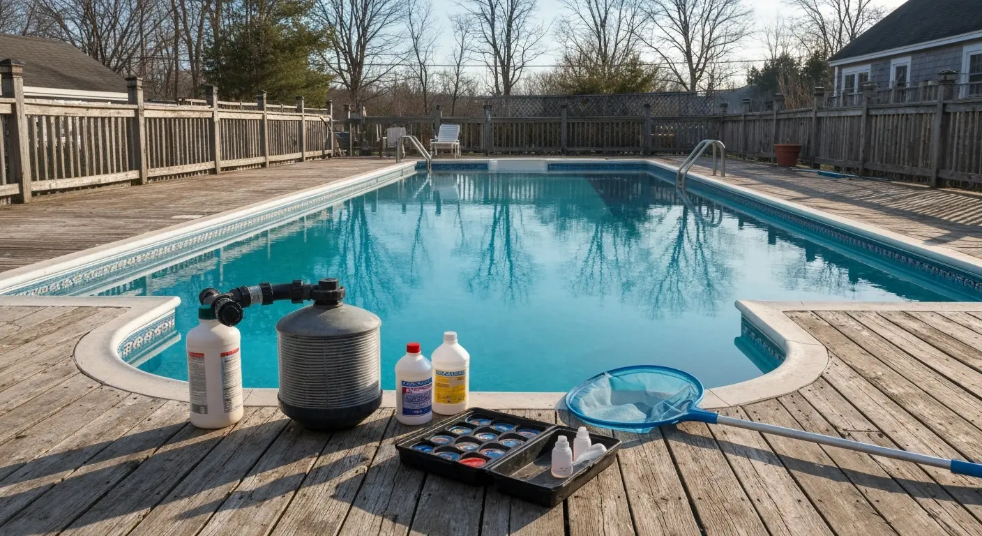 Pool opening service