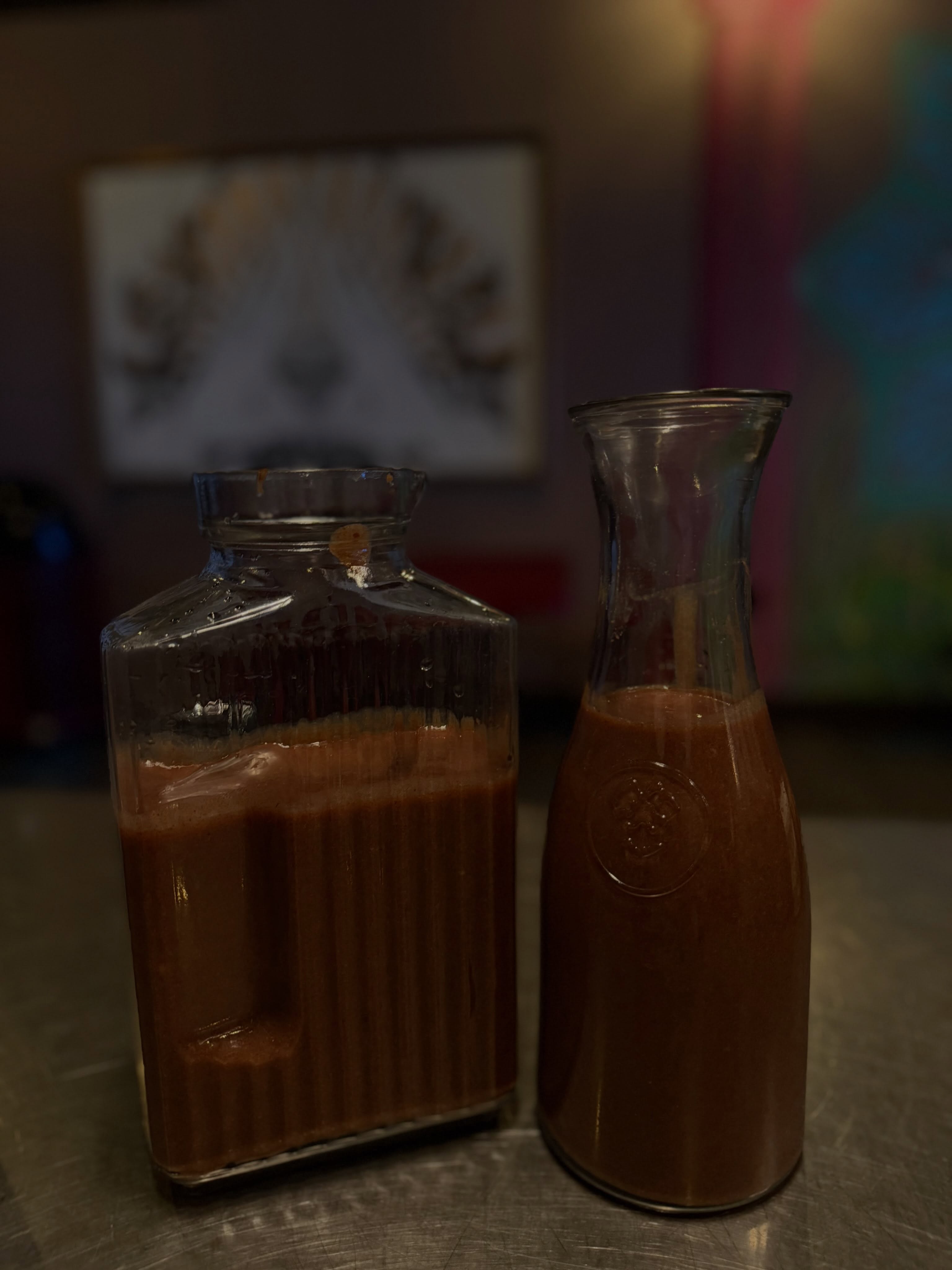 House-made date syrup at TG Cafe
