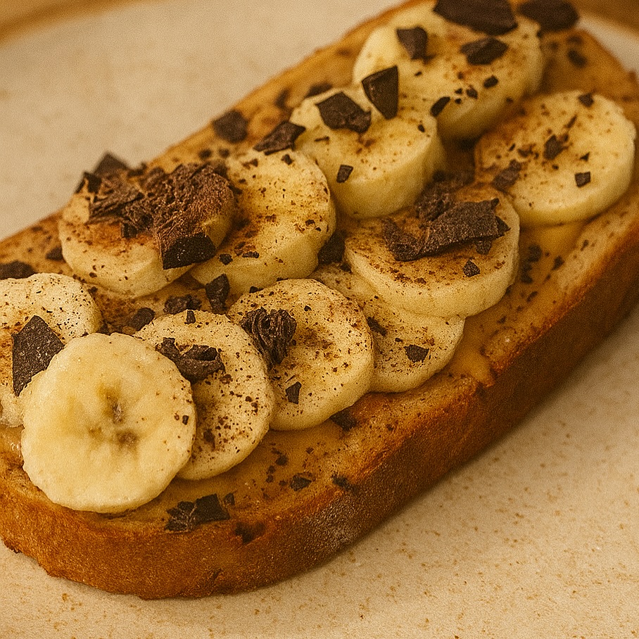 Banana toast at TG Cafe