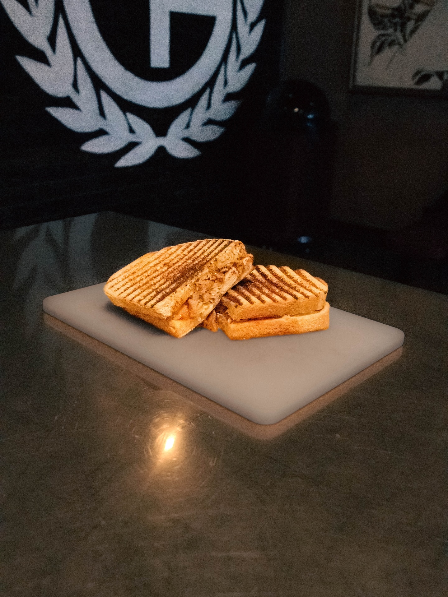 Chicken panini at TG Cafe