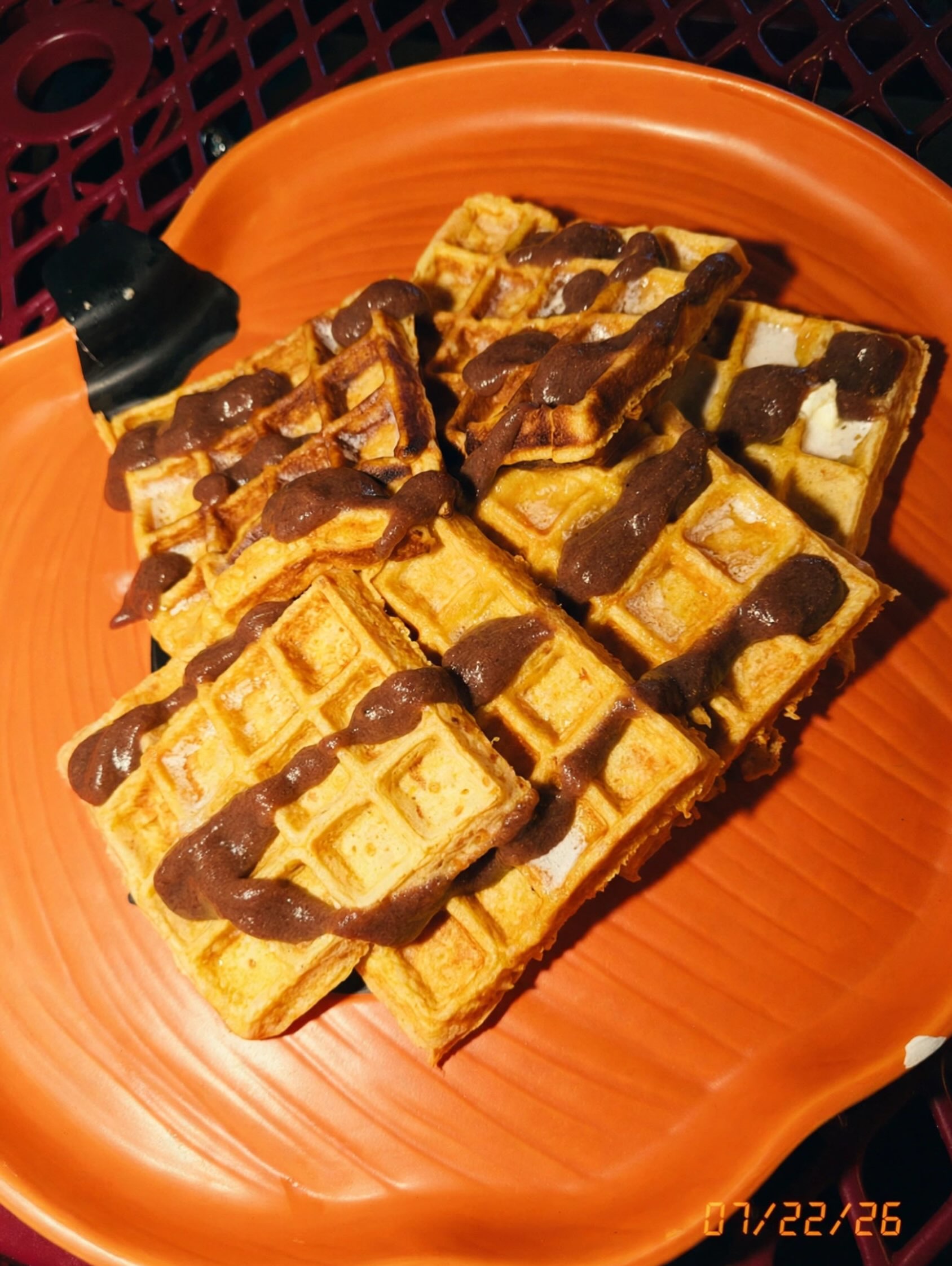 Waffles at TG Cafe
