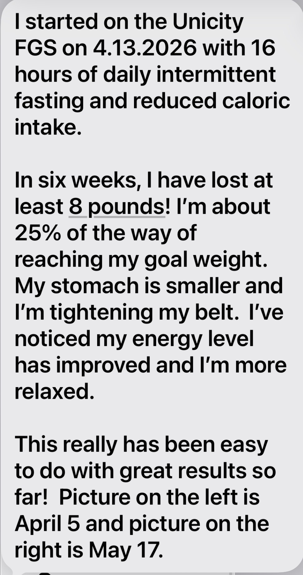 Dr. Tiffanie client testimonial