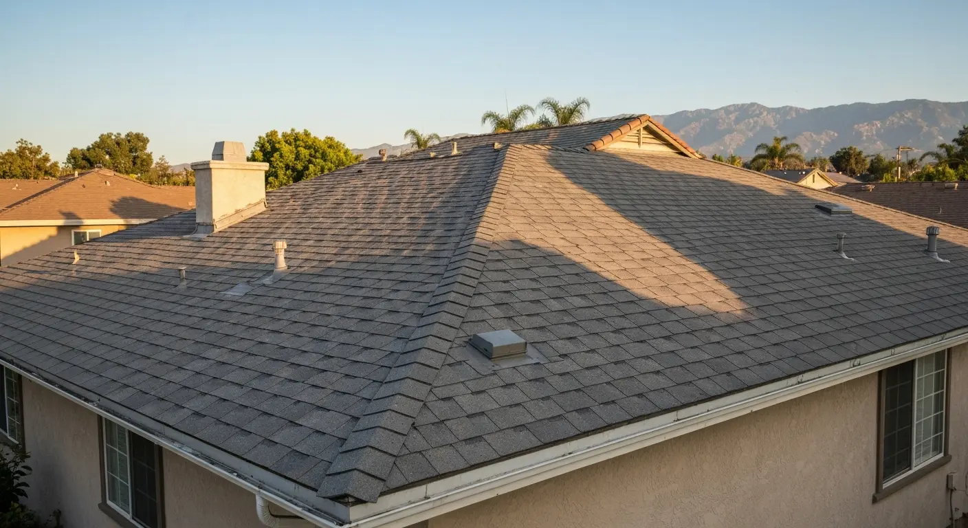 Asphalt shingle roofing installation