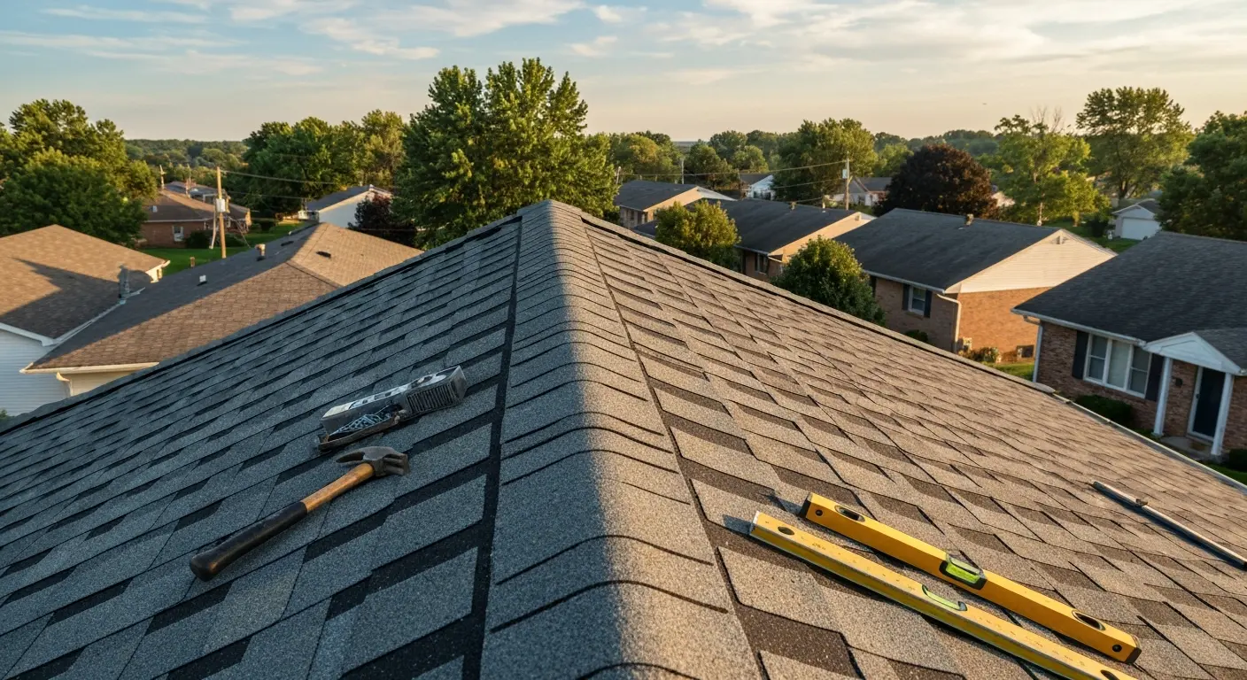 Storm damage roof repair