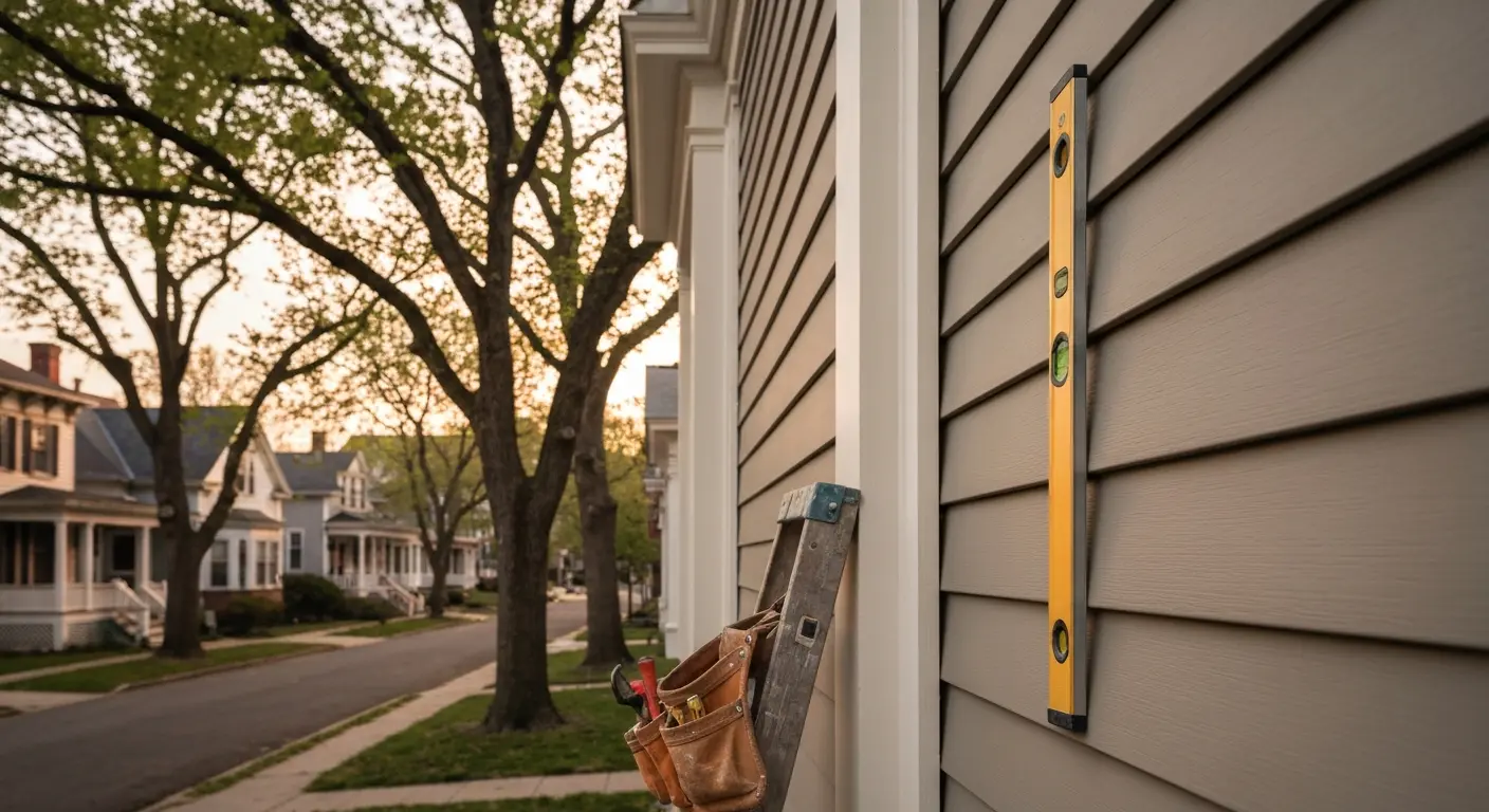 Fiber cement siding project