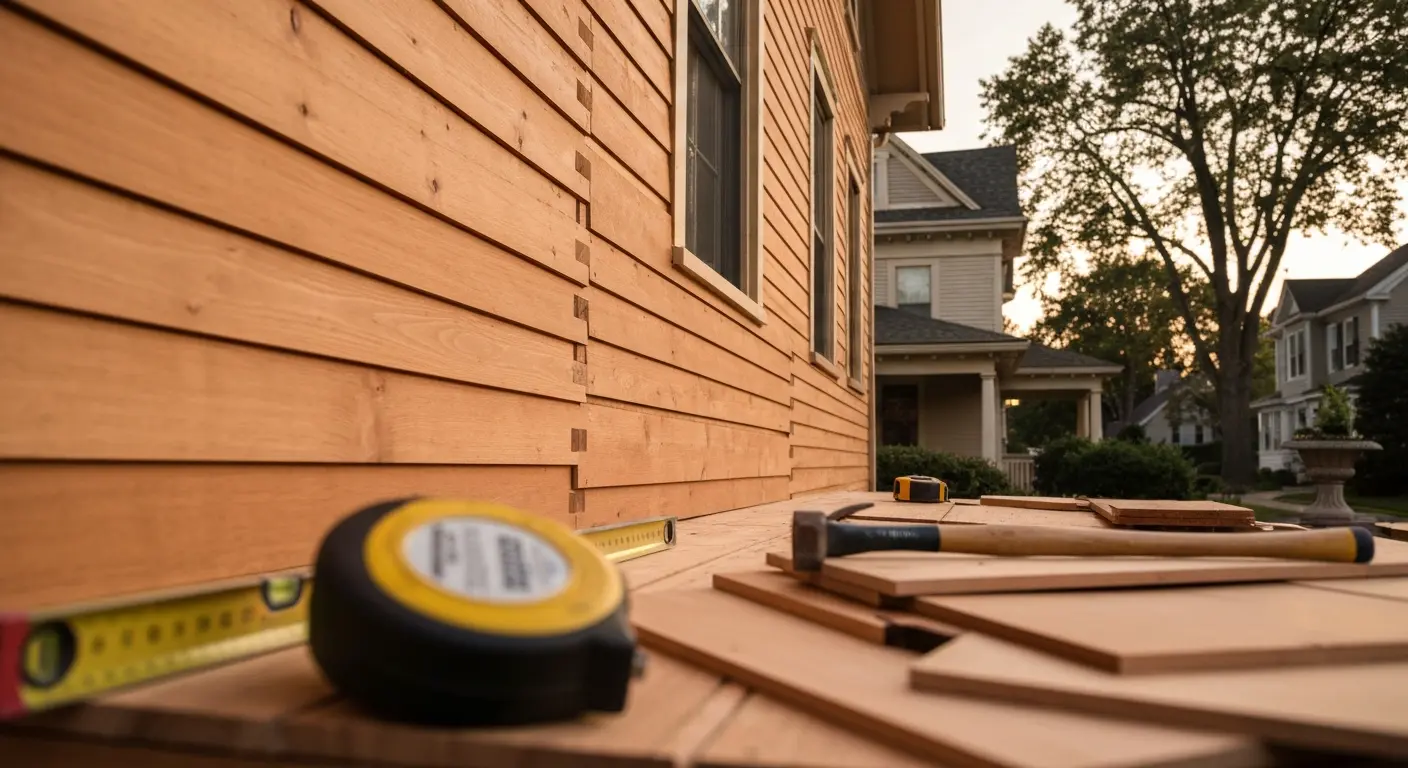 Wood siding replacement