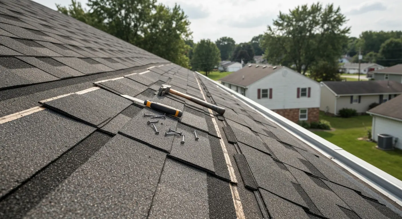 Shingle replacement detail