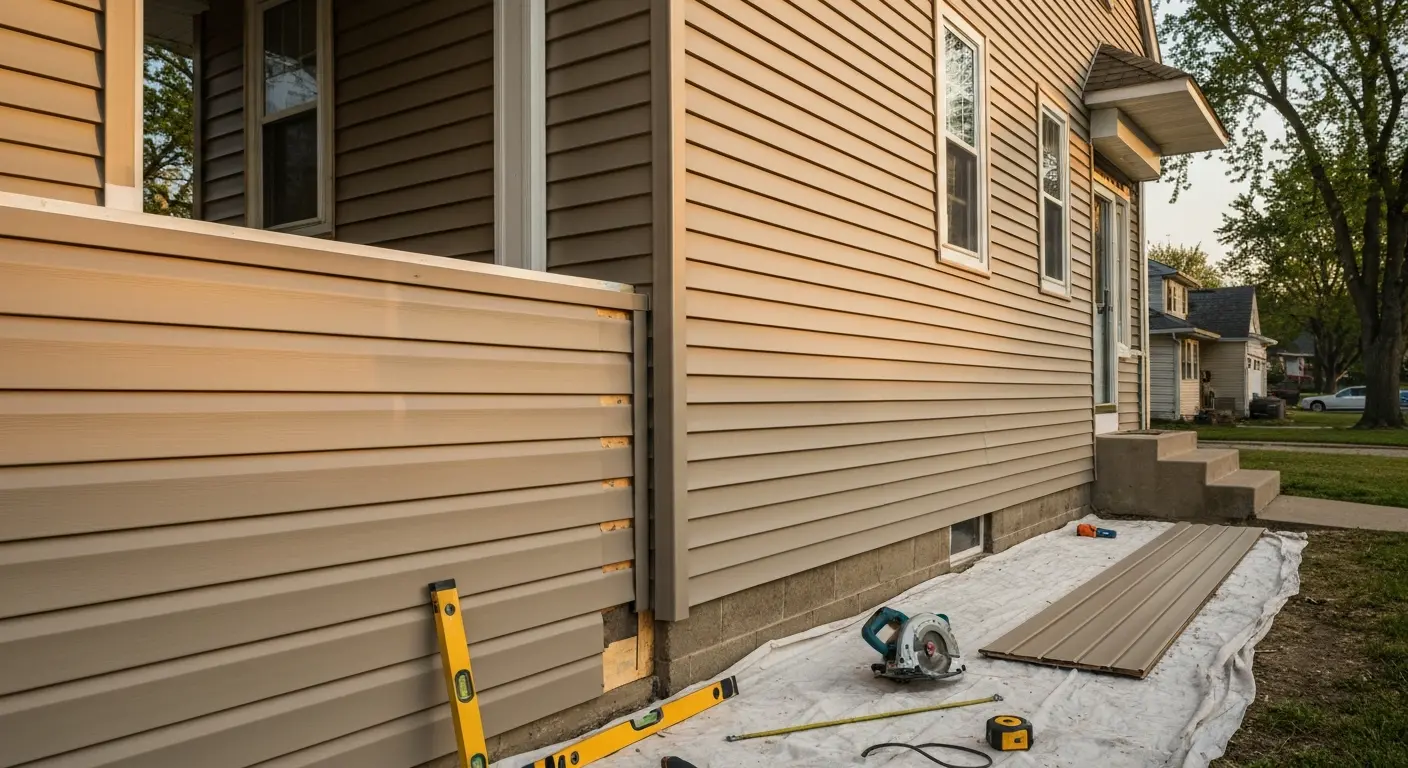 Vinyl siding replacement