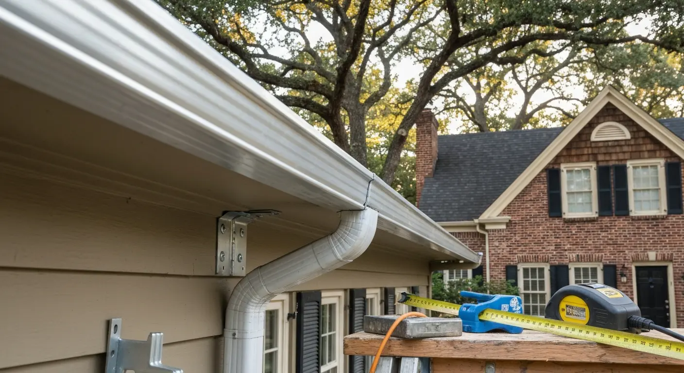 Gutter and fascia work