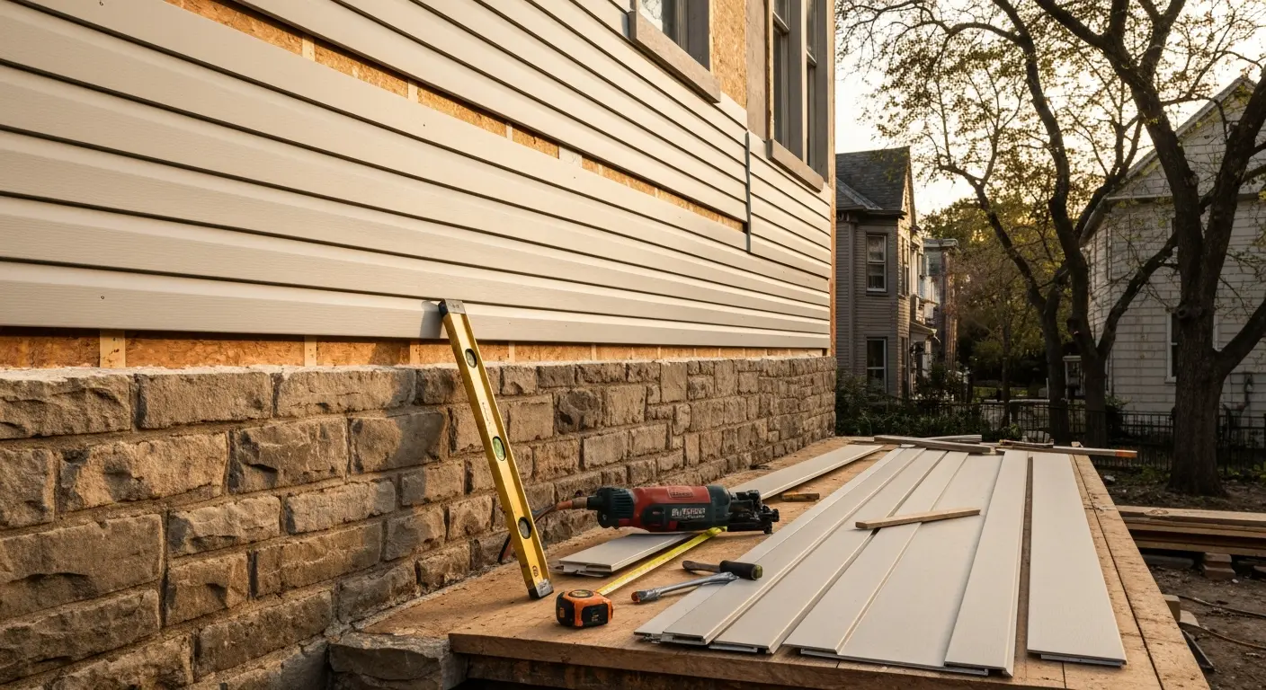 Siding installation