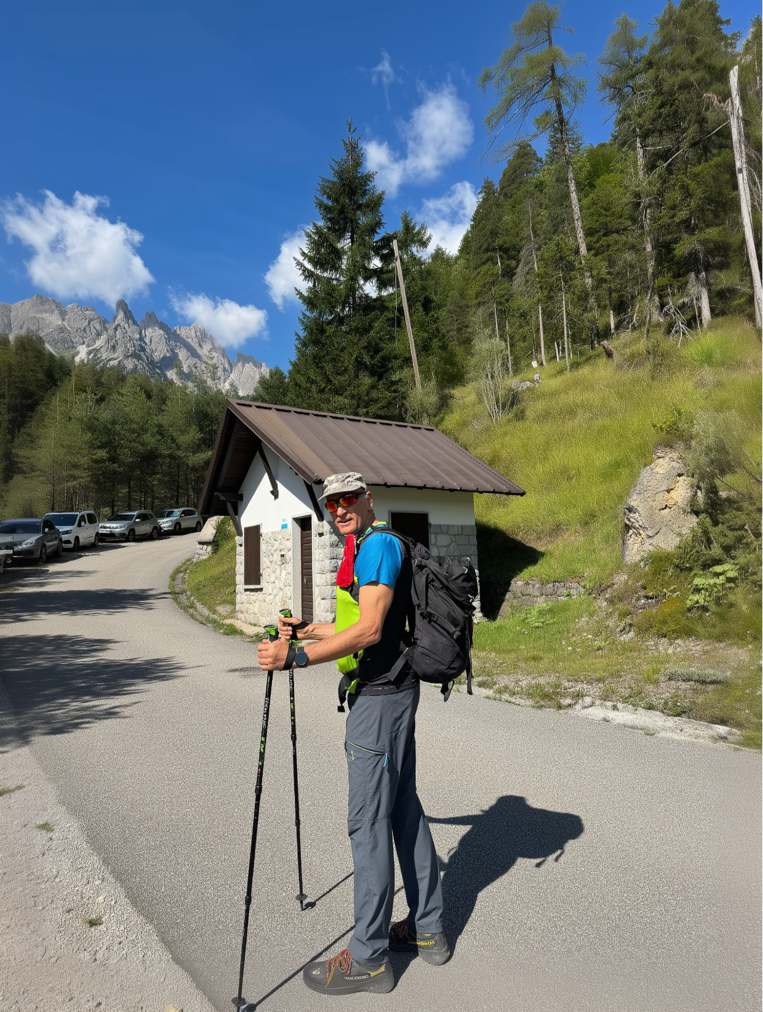 Riccardo Bernich prima di un'uscita