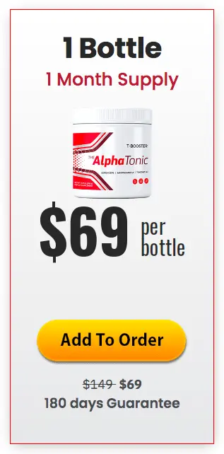 Alpha Tonic 1 Bottle Purchase