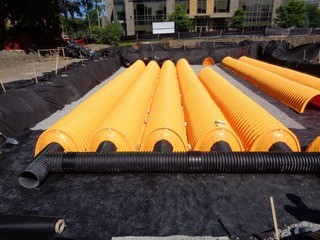 Storm water management installation Barrie, ON