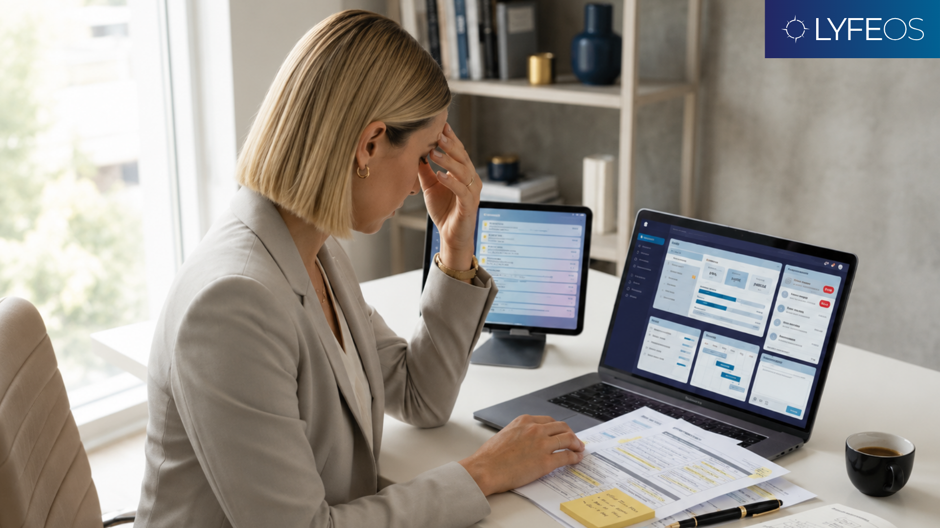 Business owner overwhelmed by approvals and daily operational tasks