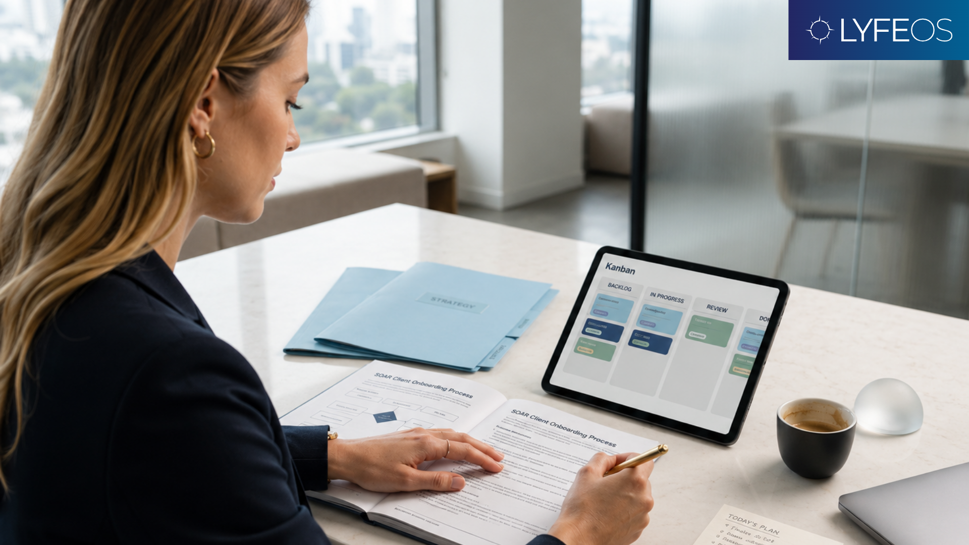 Founder reviewing operations that do not depend on constant personal involvement