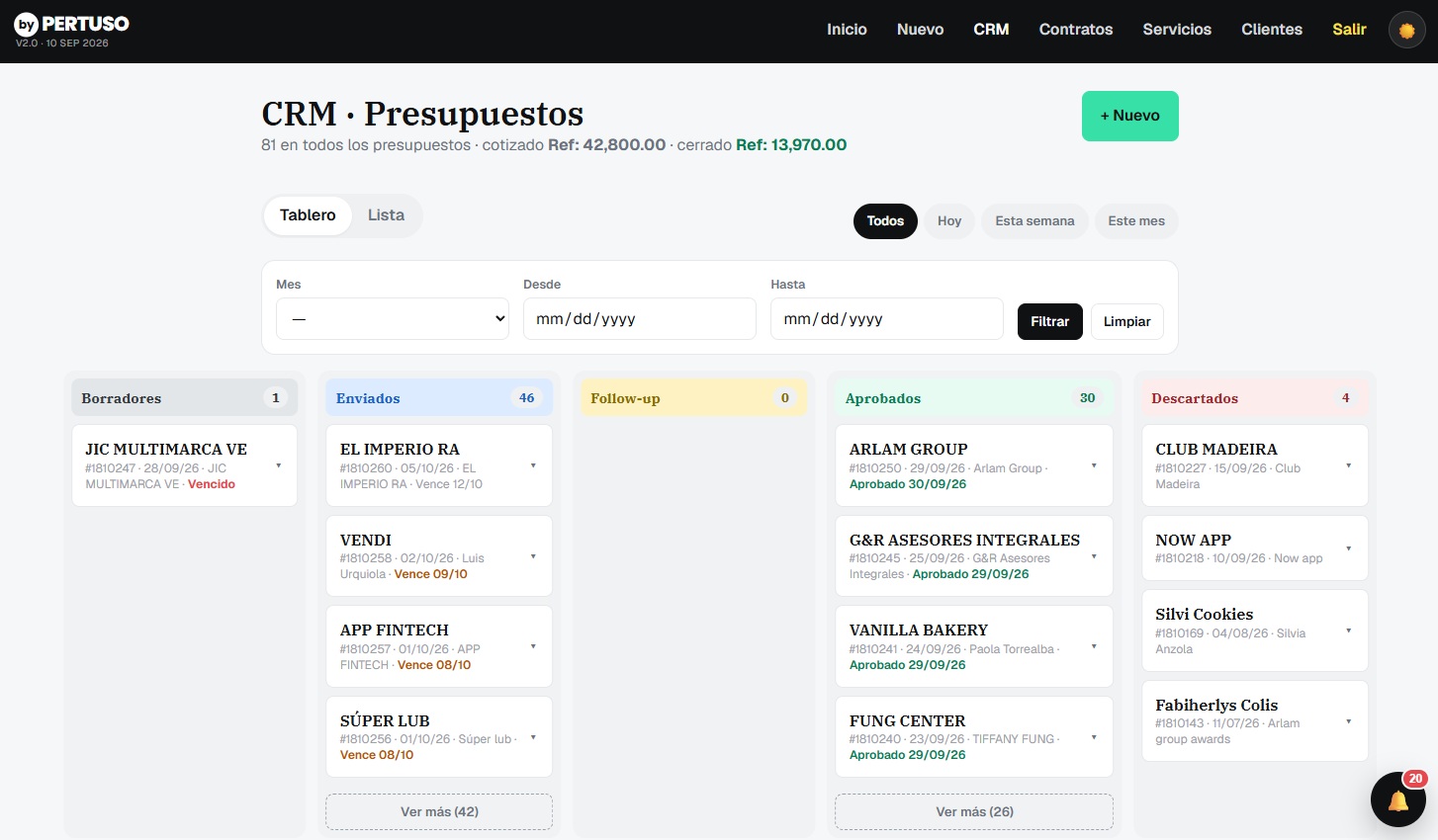 Web App a medida diseñada por Ederland