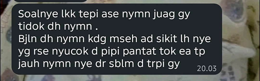 Tangkapan layar Pelanggan RUMAH TERAPI ALFA