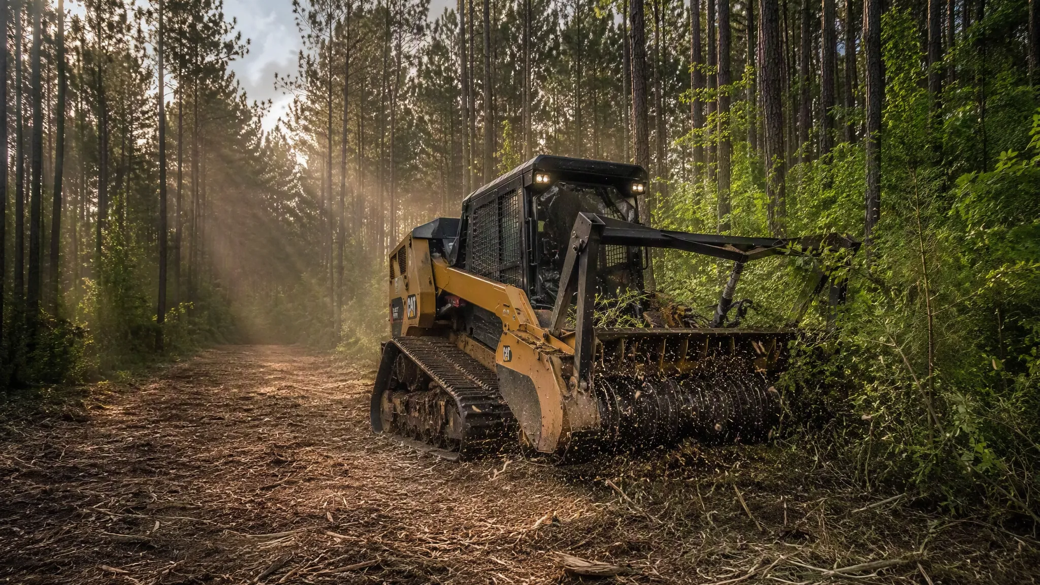 Forestry mulching and vegetation clearing services in Eastern Pennsylvania