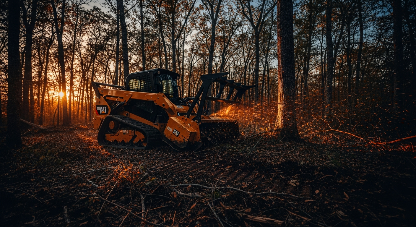 Tree and brush clearing services for wooded properties in Eastern Pennsylvania