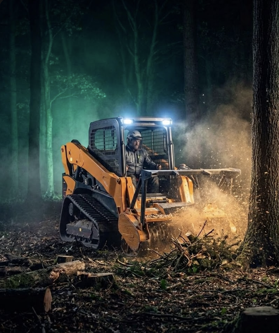 Wooded land clearing and vegetation removal in Eastern Pennsylvania