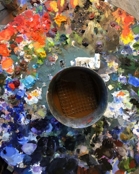 artist paint palette