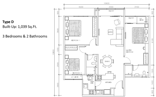 Berlian 2 Residence Type D